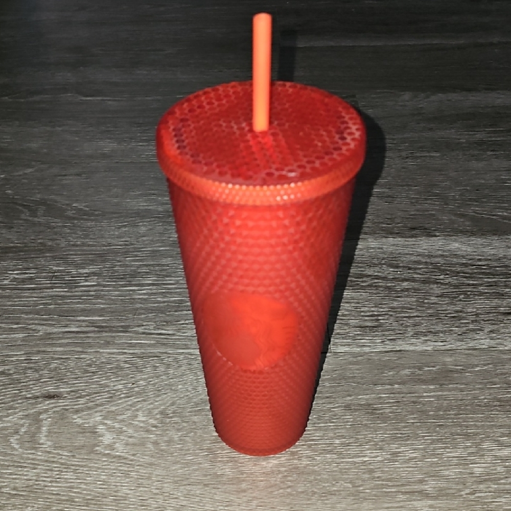 Starbucks red spiked 24 oz tumbler cup. Nwts!
